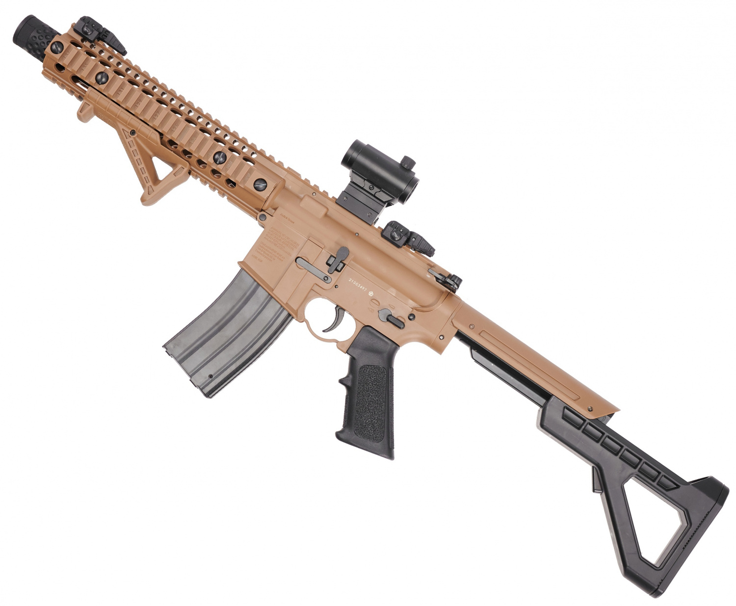 Пневматическая винтовка Crosman DPMS SBR Full Auto (M16, 3 Дж)
