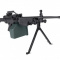 Страйкбольный пулемет (A&K) M249 MK I (Пластик) Black