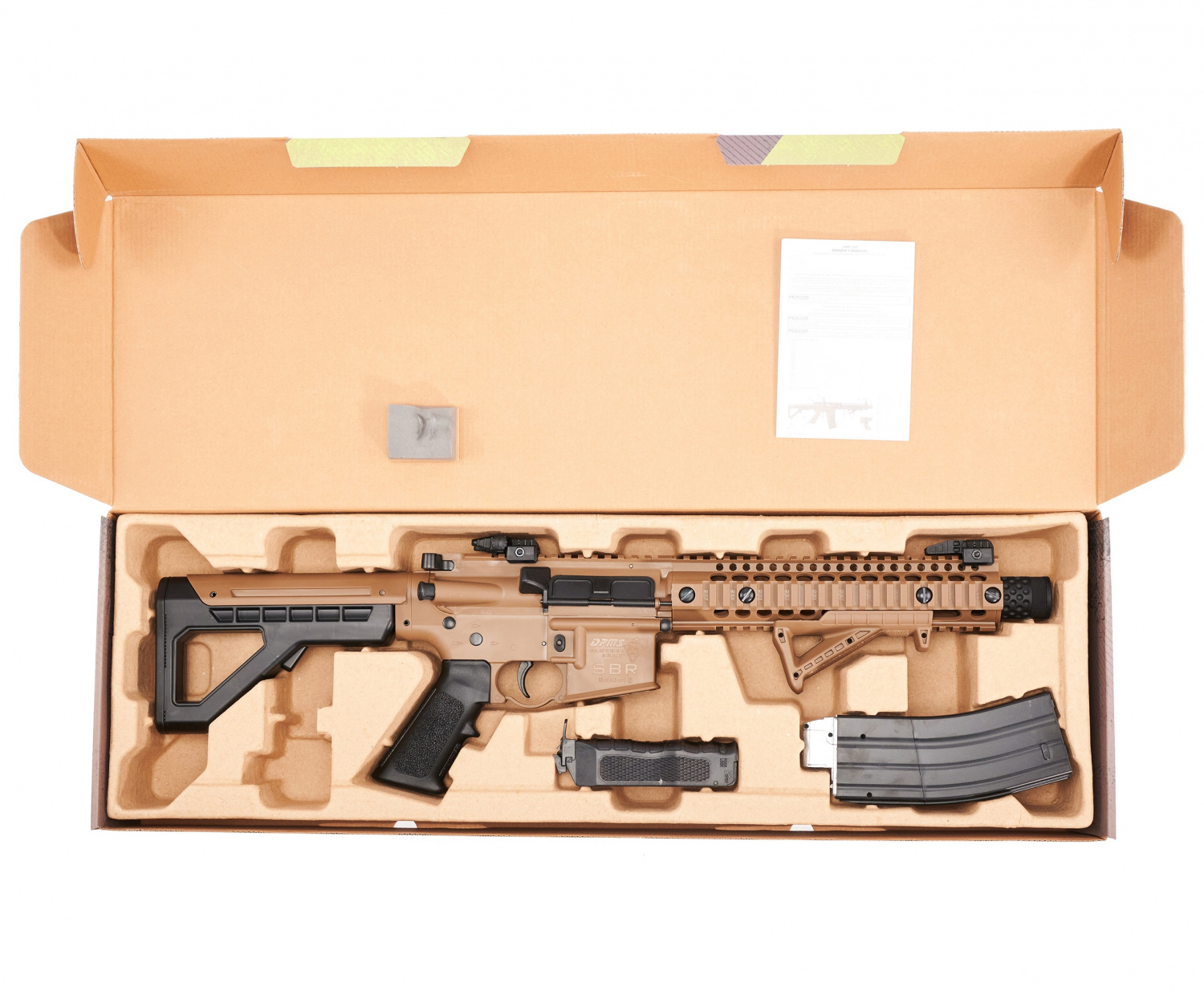 Пневматическая винтовка Crosman DPMS SBR Full Auto (M16, 3 Дж)