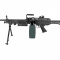 Страйкбольный пулемет (A&K) M249 MK I (Пластик) Black