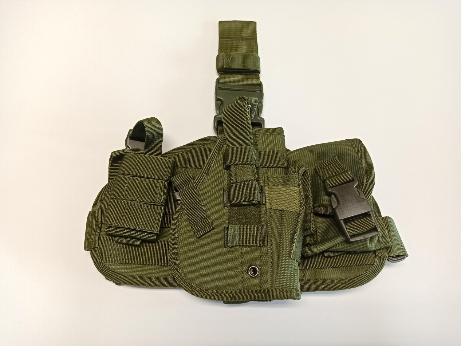 Тактическая набедренная кобура-подсумок GR-1 олива