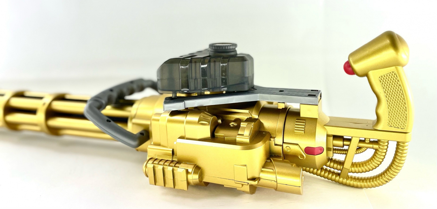 Minigun Пулемет Гатлинга Орбизольный Золотой