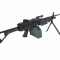 Страйкбольный пулемет (A&K) M249 MK I (Пластик) Black