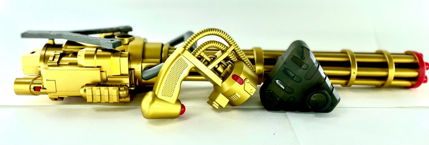 Minigun Пулемет Гатлинга Орбизольный Золотой