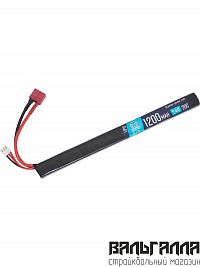 Аккумулятор LiPo 7.4V 1200mAh 20C стик (BlueMAX) (Т-коннектор)