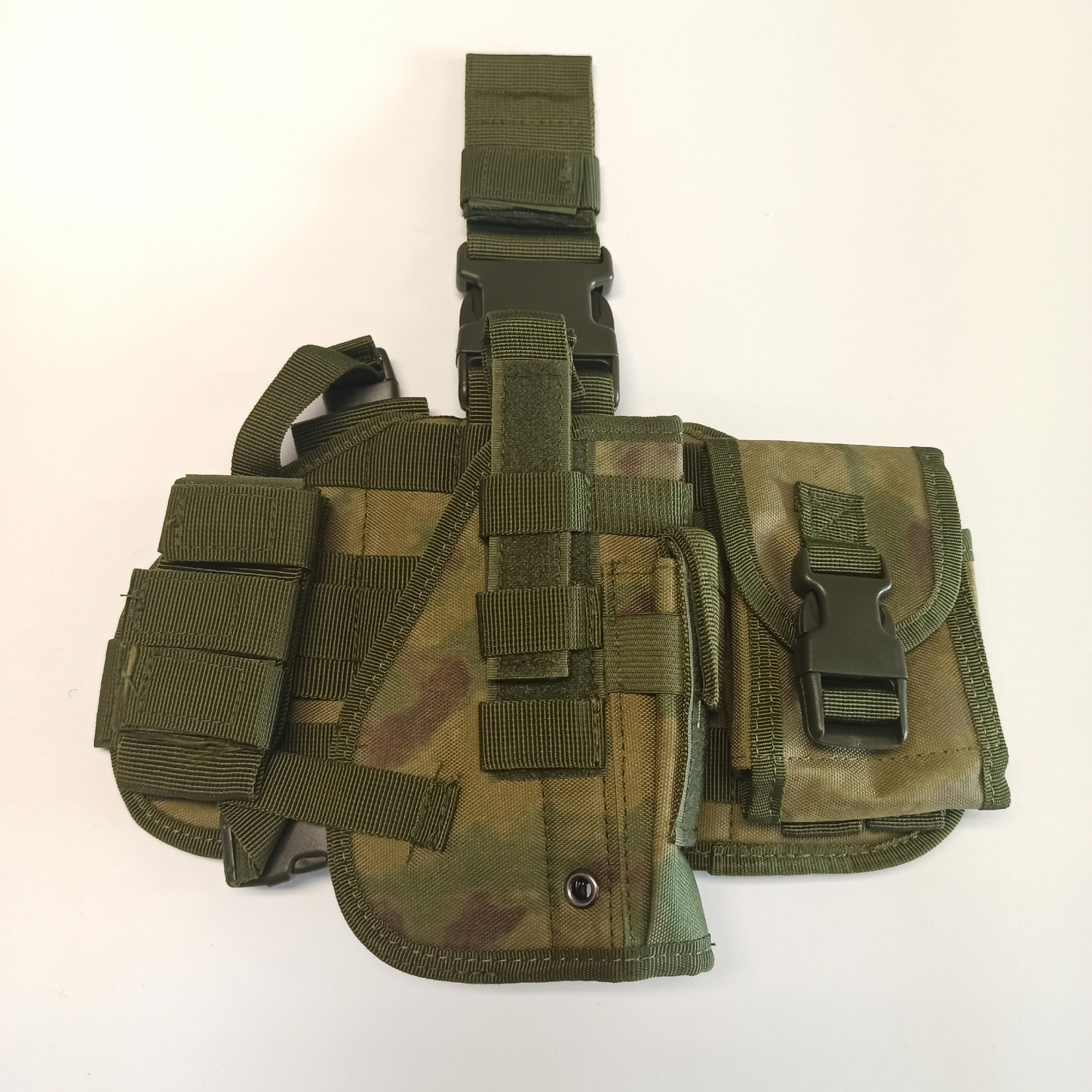 Тактическая набедренная кобура-подсумок GR-1 мох