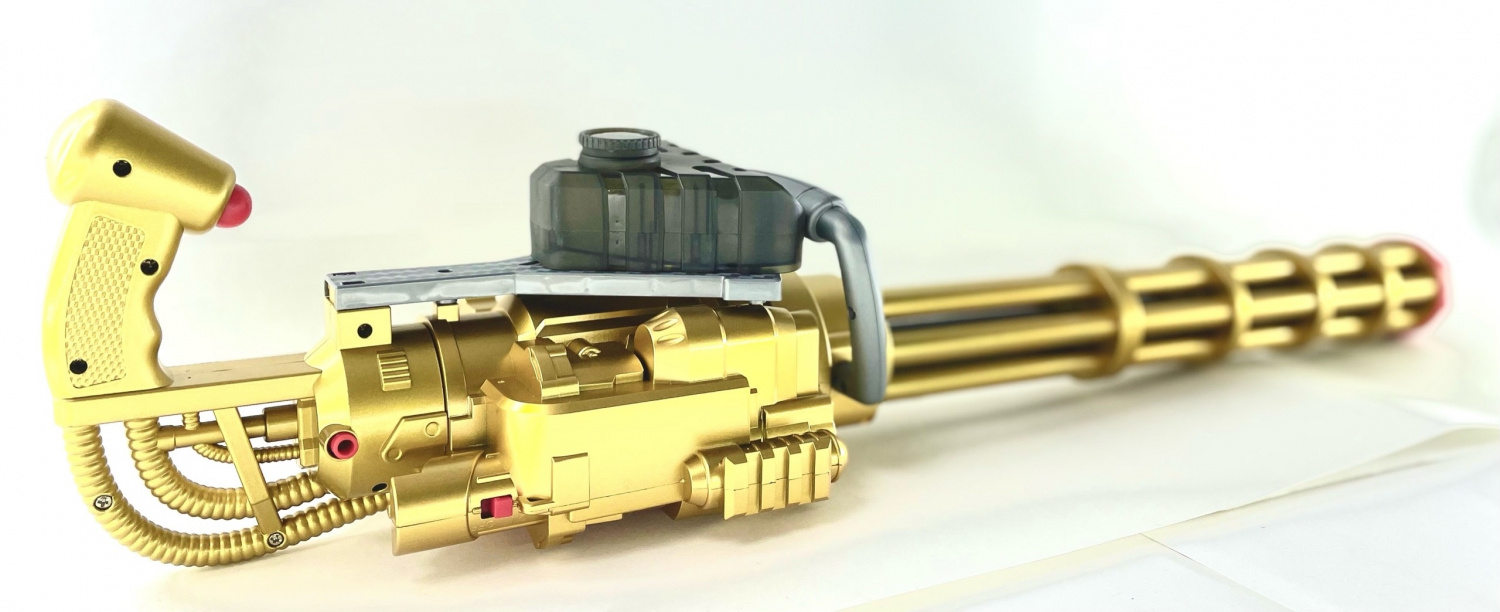Minigun Пулемет Гатлинга Орбизольный Золотой