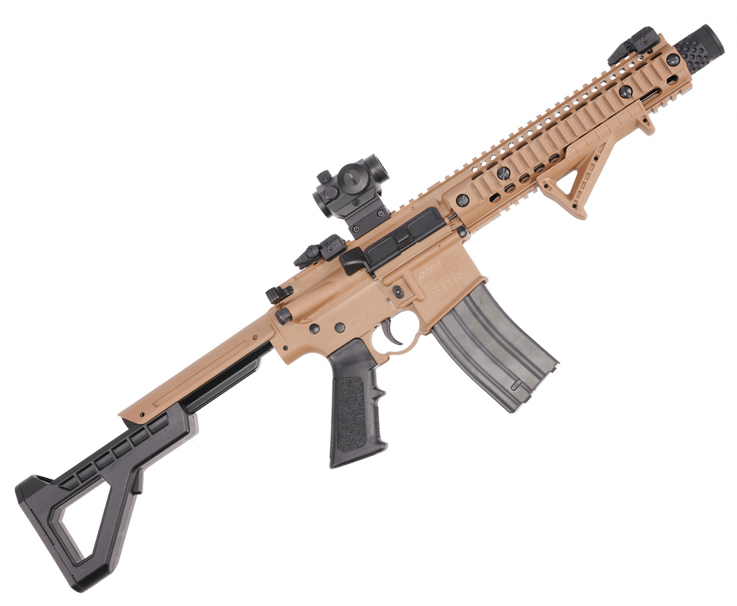 Пневматическая винтовка Crosman DPMS SBR Full Auto (M16, 3 Дж)